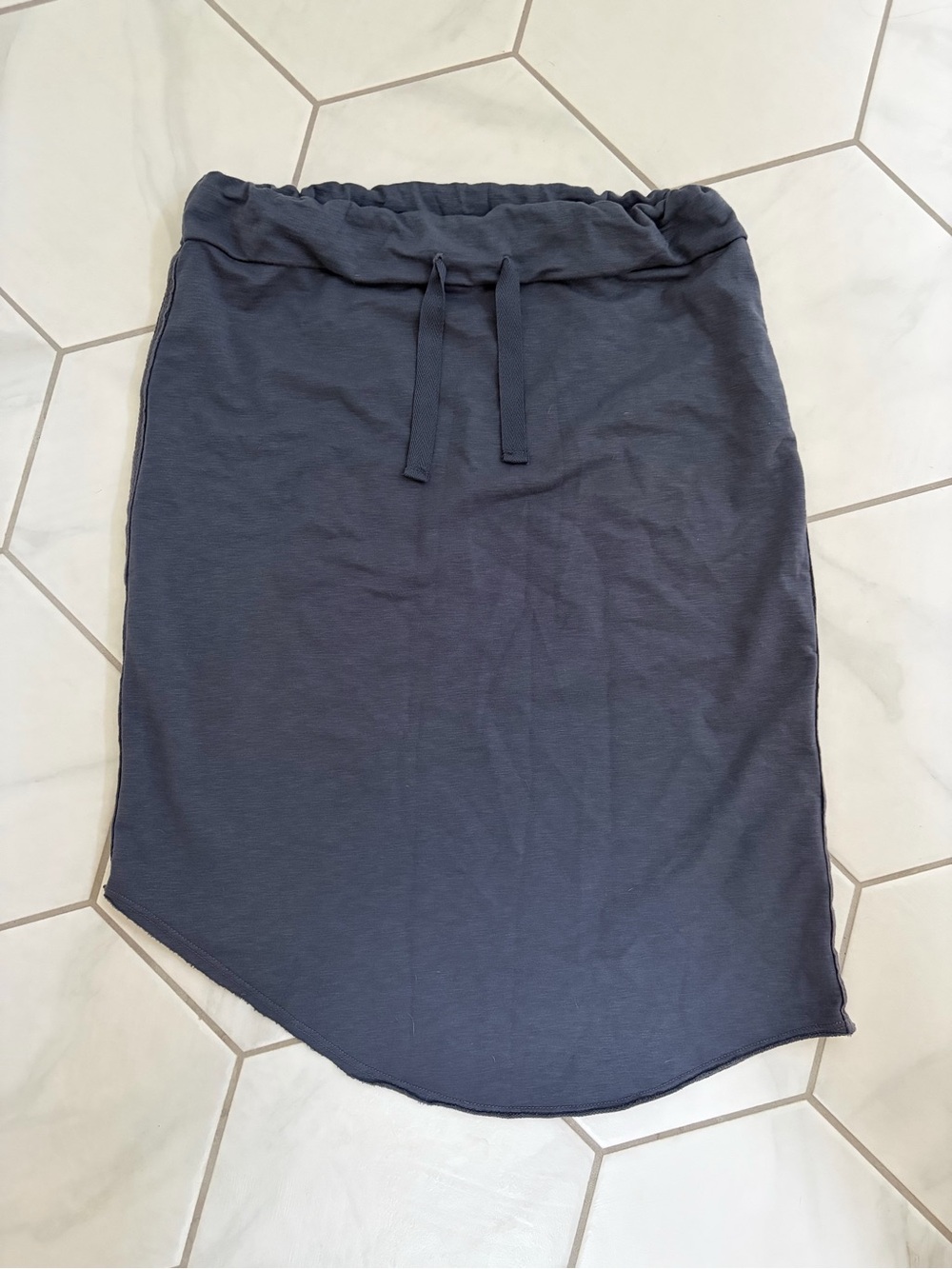 Sundry Drawstring Asymmetrical Skirt